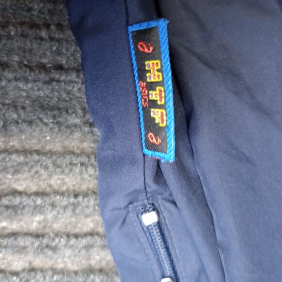 Asics HTF Athletic Windbreaker Track Men Pants Blue - Picture 8 of 8